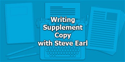 Writing Supplement Copy, with Steve Earl